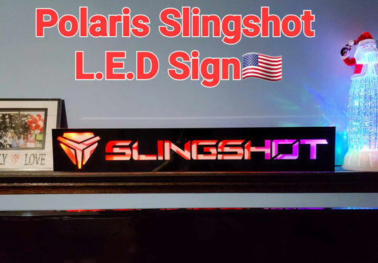 Slingshot LED Sign W/Remote