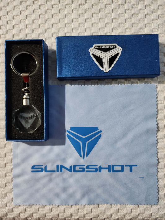 Slingshot LED Crystal Keychain